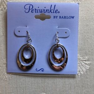 Silver wire earrings